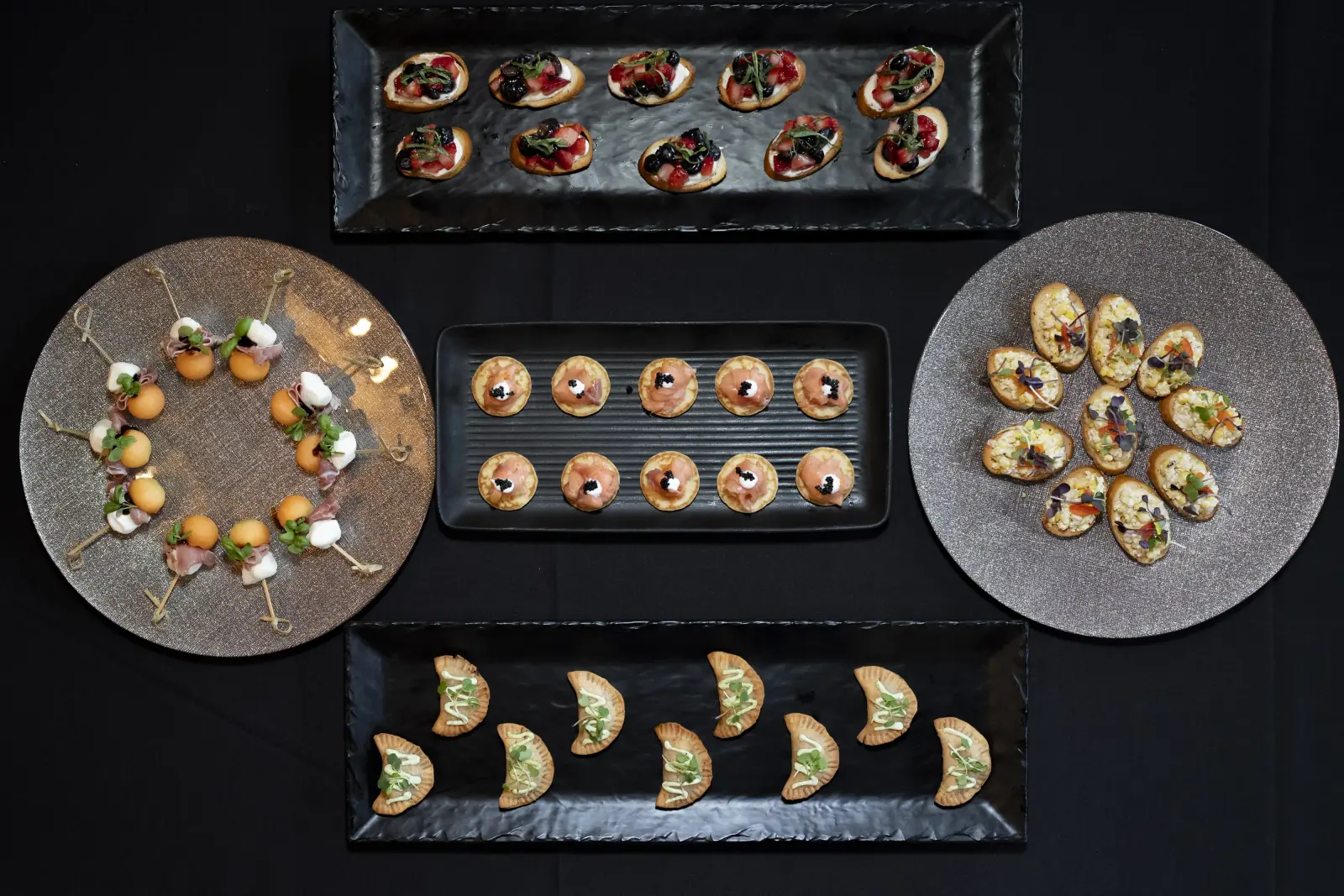 Elegantly plated dish